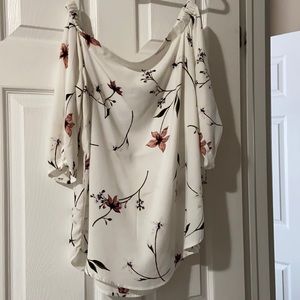 2/$20 Floral Off The Shoulder Top